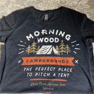 Next Level Apparel T-Shirt - Dark Gray with Graphic